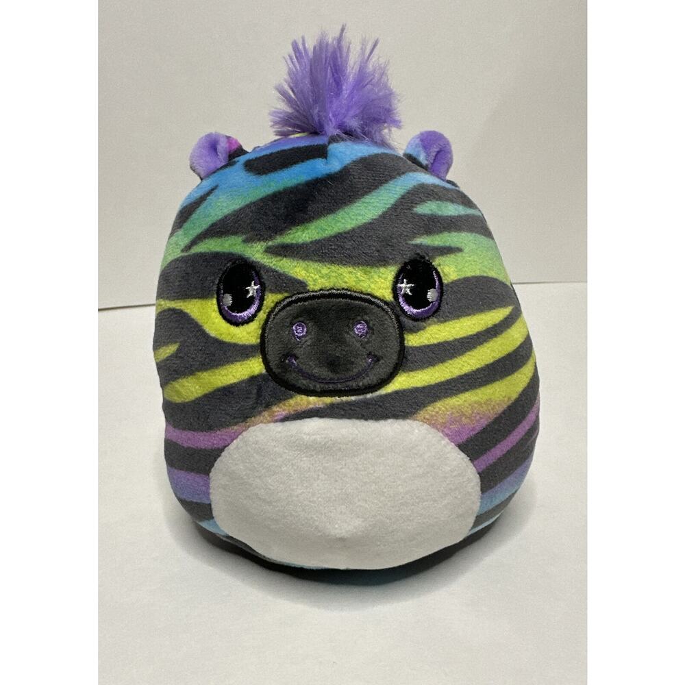 Squishmallow Zebra Rainbow Plush 5" Mystery Series
